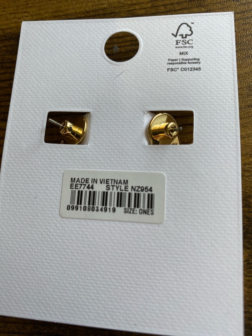 NWT MADEWELL Looped Heart Oversized Hoop Earrings - Picture 6 of 6